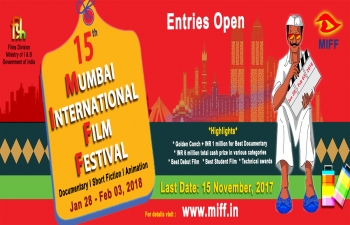 15th Edition of Mumbai International Film Festival (MIFF - 2018)