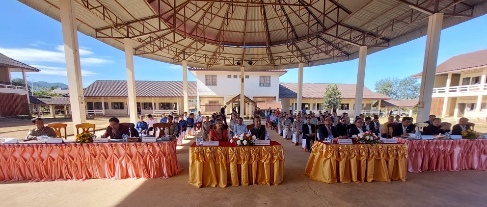  Groundbreaking ceremony for the construction of classrooms at Kaleum Secondary School, Xekong Province , Lao PDR