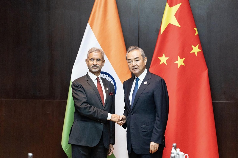 Honourable EAM Dr. S. Jaishankar met CPC Politburo member and FM Wang Yi on the sidelines of ASEAN meetings in Vientiane