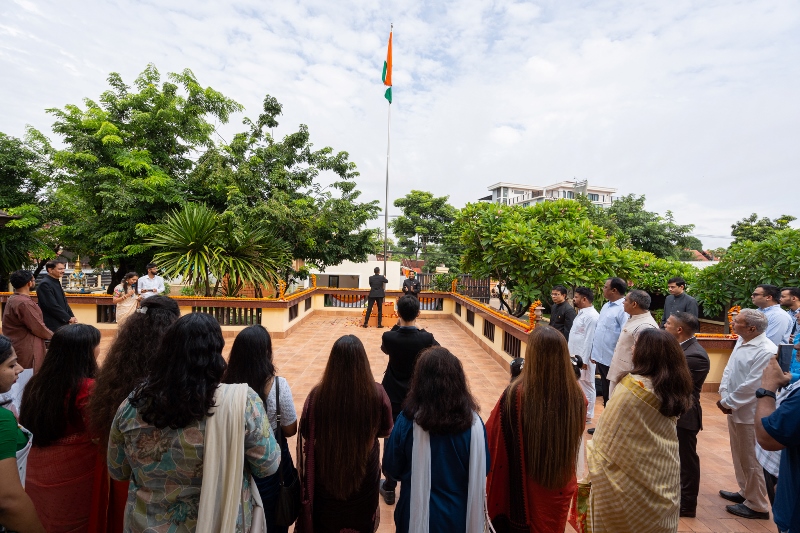  Celebration of 78th Independence Day of India at the Chancery with Indian community and friends of India.