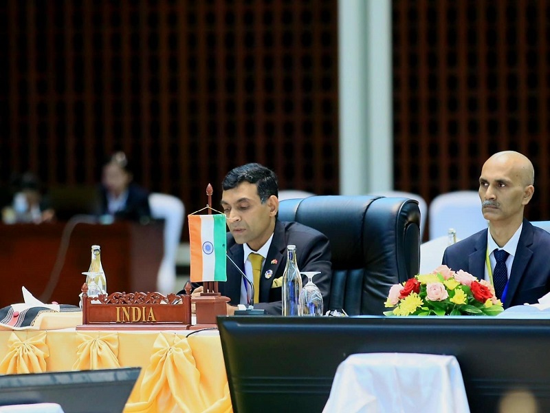 Ambassador Prashant Agrawal led the Indian delegation to 18th East Asia Summit (EAS) Energy Ministers Meeting hosted by Lao PDR