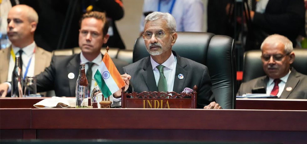 Honourable EAM Dr. S. Jaishankar participated at the 31st ASEAN Regional Forum in Vientiane