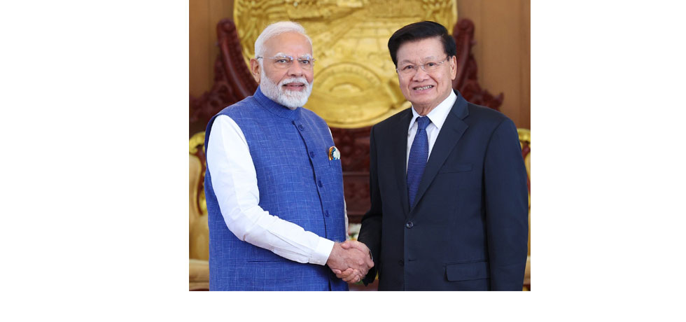  Prime Minister Shri Narendra Modi met President Mr. Thongloun Sisoulith of Lao PDR in Vientiane on 11 October 2024